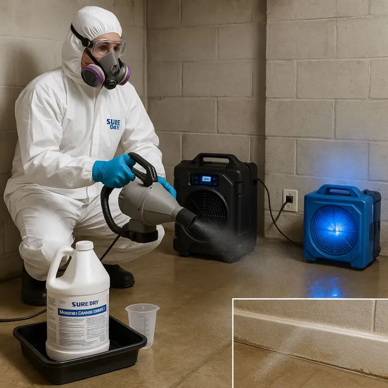 Sanitization and Odor Removal process in Springboro, OH