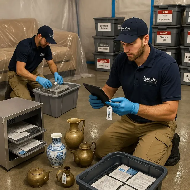 Content Protection and Restoration process in Springboro, OH