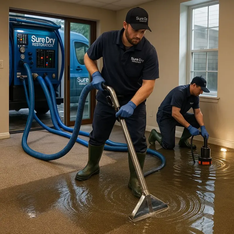 Water Extraction and Removal process in Springboro, OH